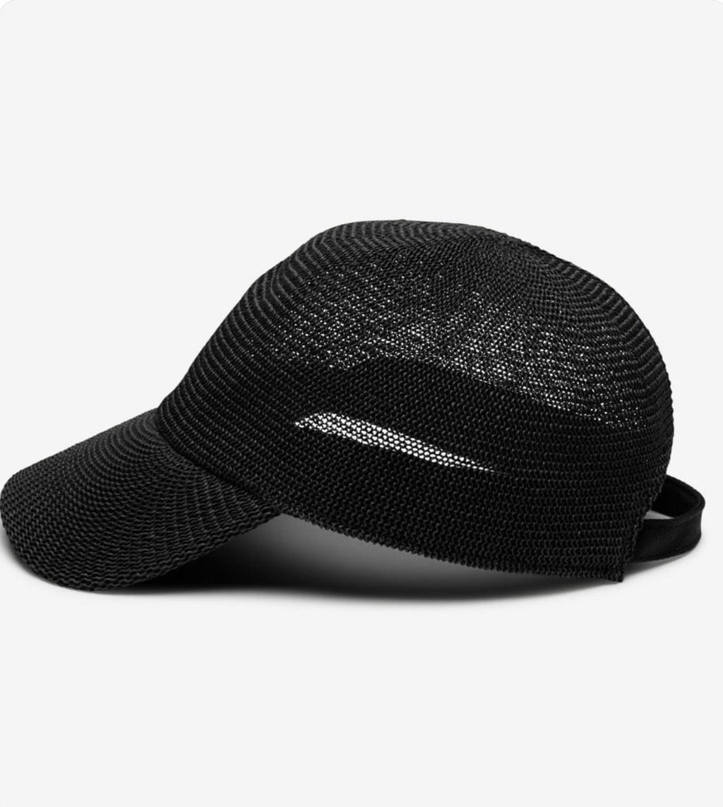 Black Lightweight Dad Cap with Back Clasp Adjustment