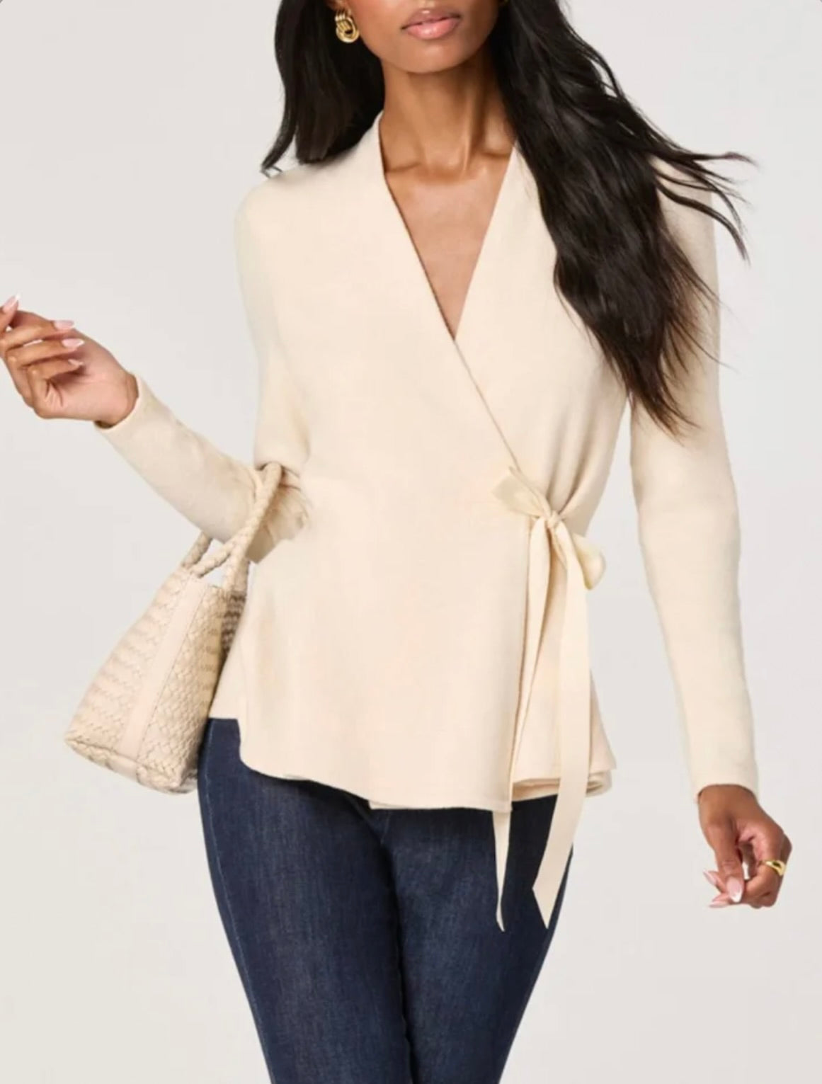 Vanilla Wrap Sweater