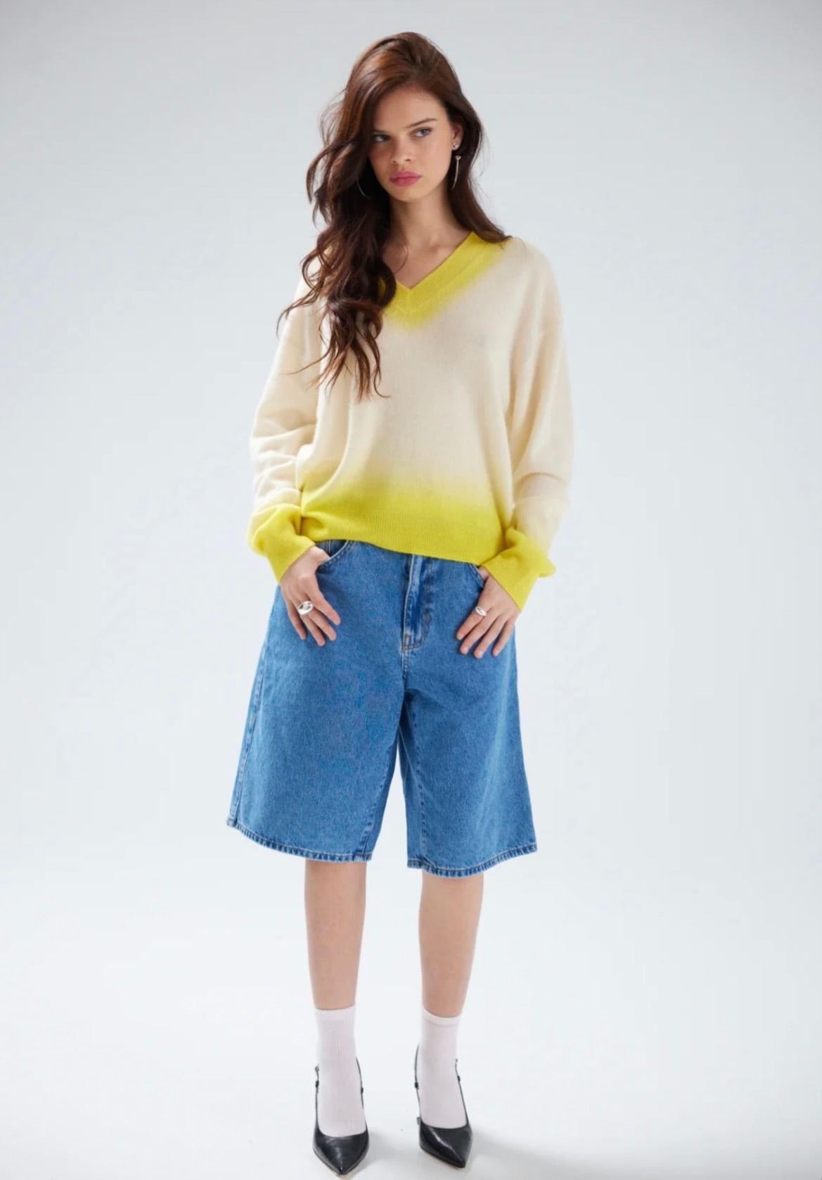 Long Sleeve Cashmere Pullover