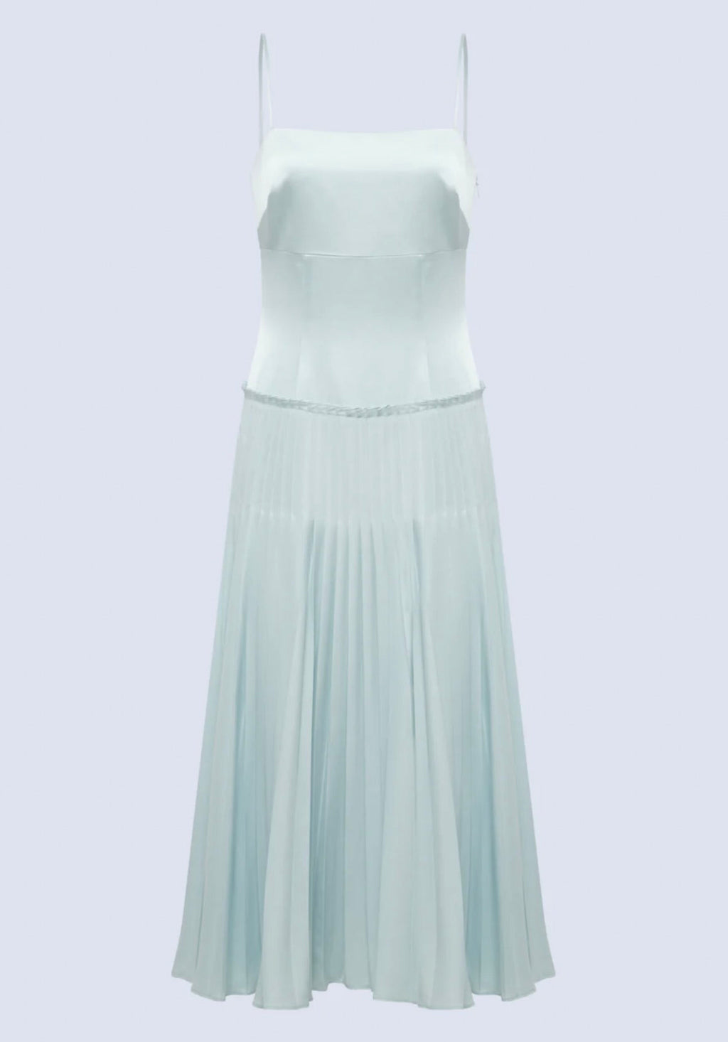 Sleeveless Fully-Lined Fluid-Drape Day-to-Sunset Dress
