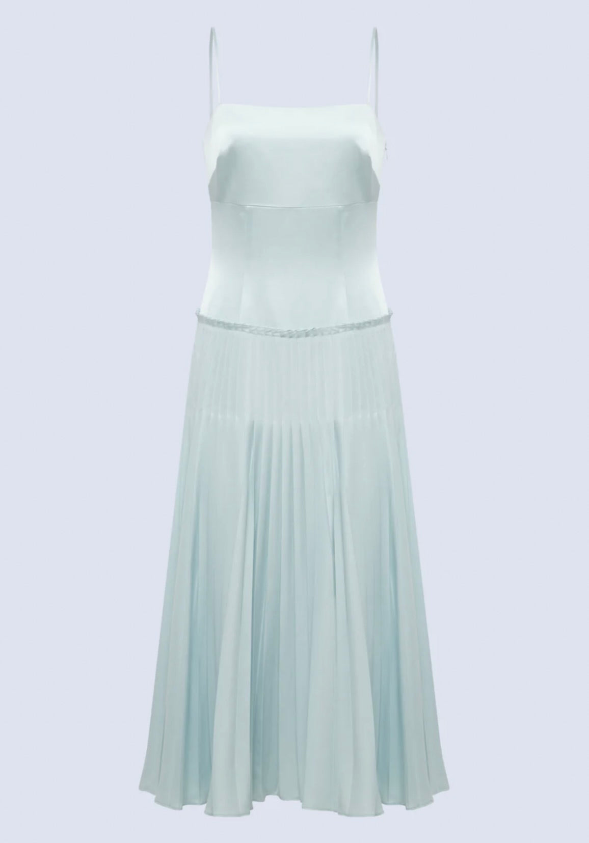 Sleeveless Fully-Lined Fluid-Drape Day-to-Sunset Dress