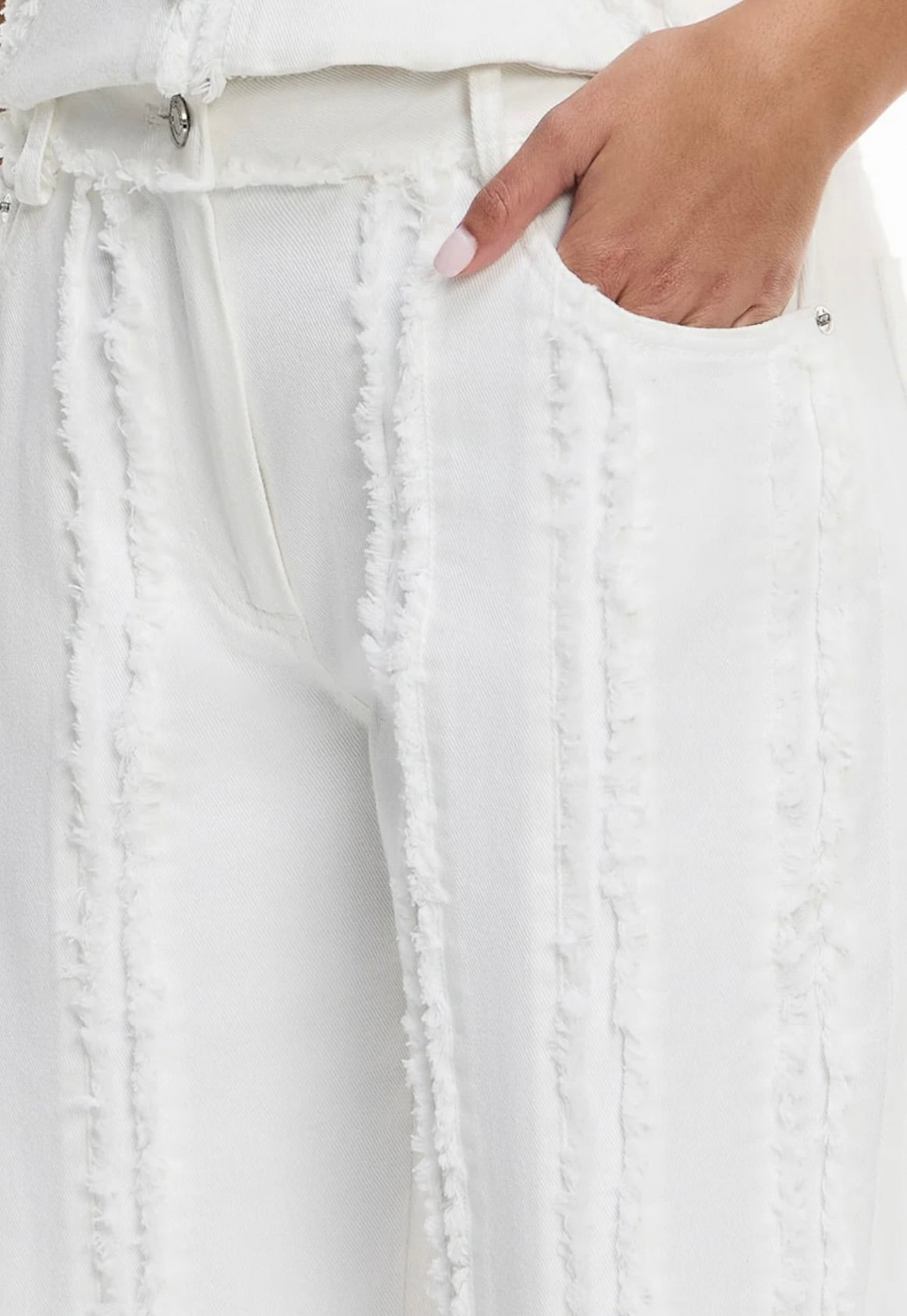 Ivory Straight Cotton Jean