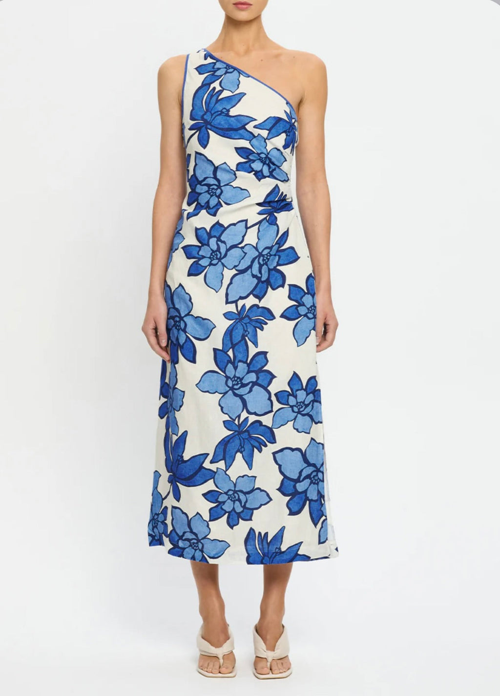 Tonal Blue Flared Column