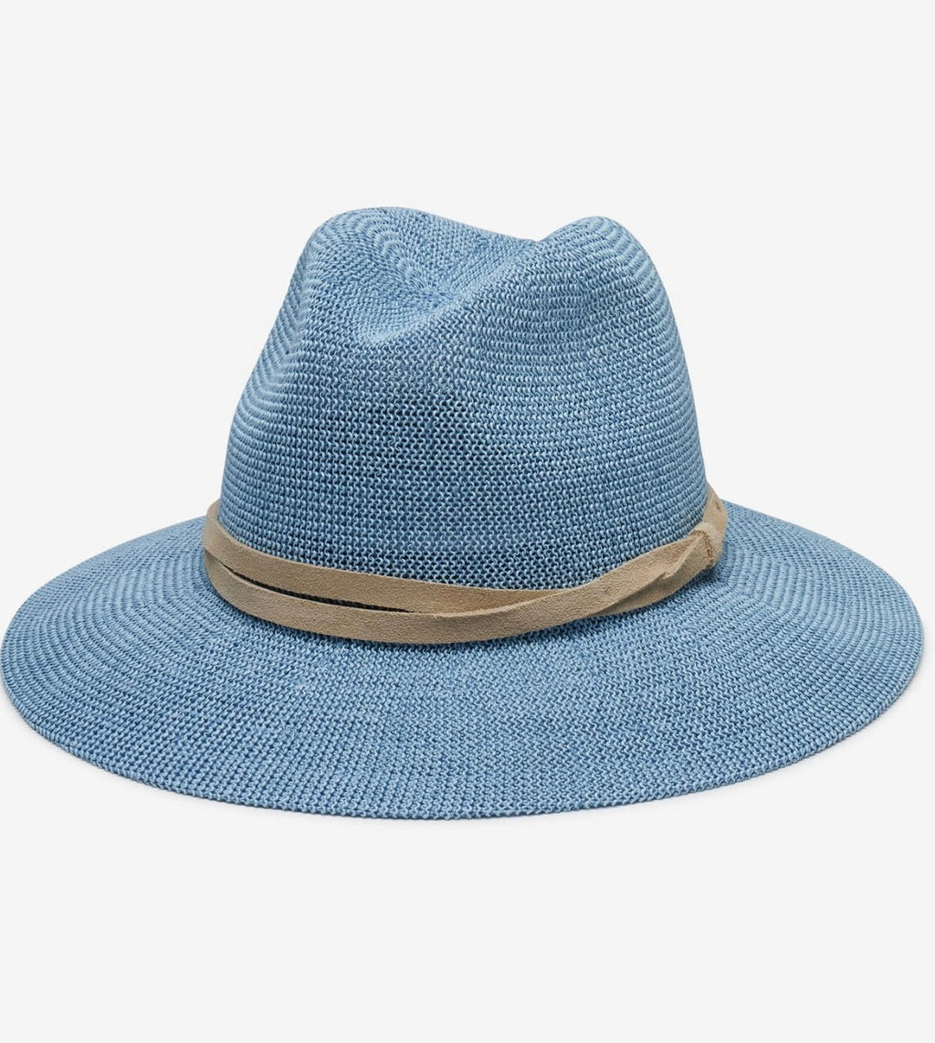 Open-Weave Lightweight Vacation Hat with Velcro Adjuster
