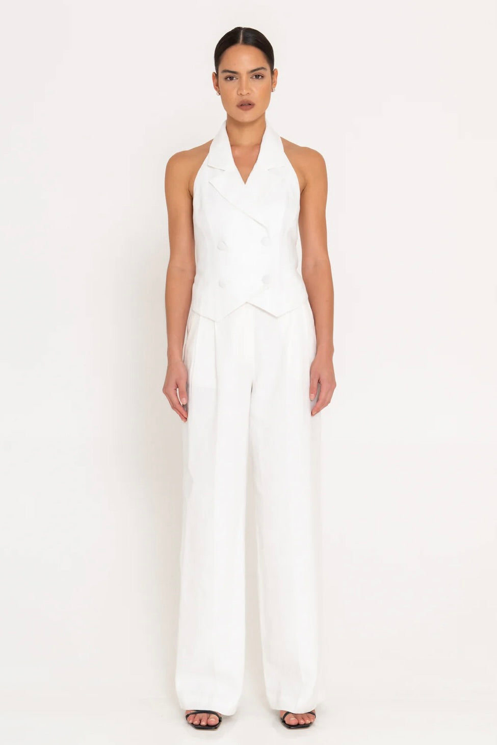 Sleeveless Open-Back Top