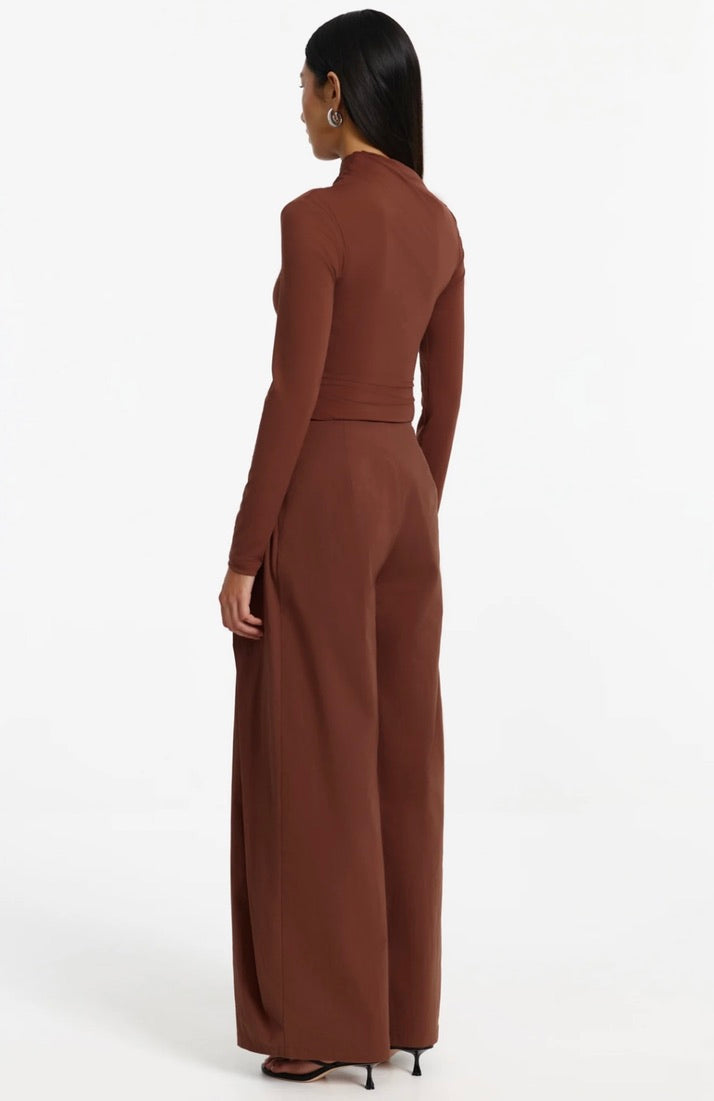 ‌Oak Asymmetric Knit Top