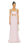 Ballet Pink Sculptural Halter
