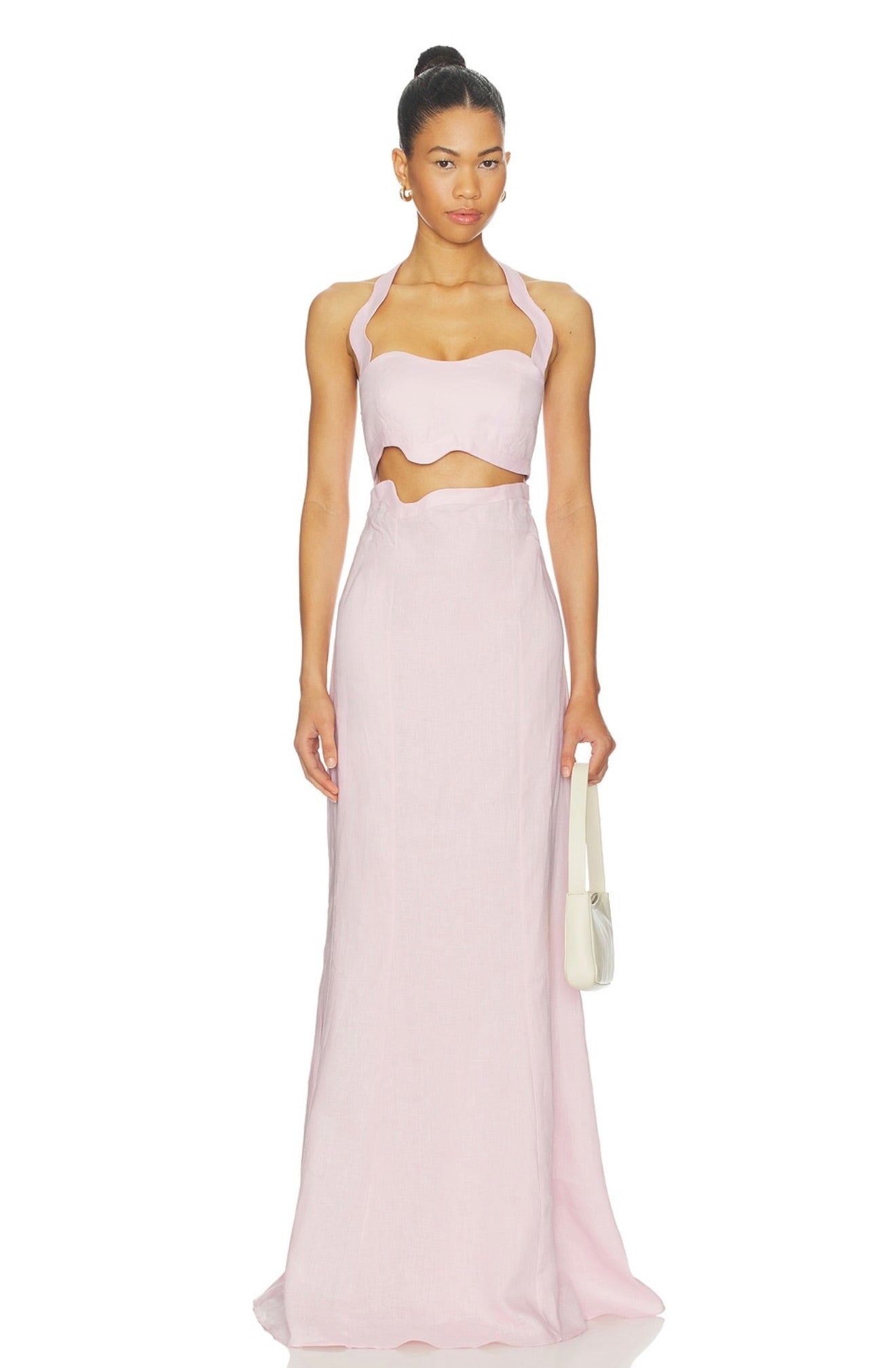 Ballet Pink Sculptural Halter