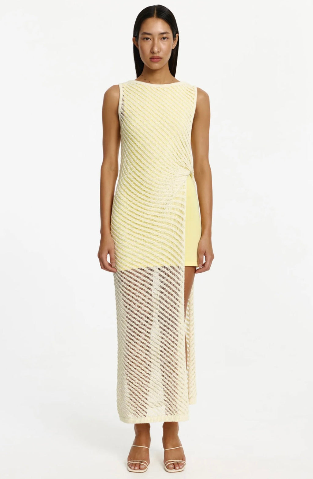 Cream Diagonal Overlay