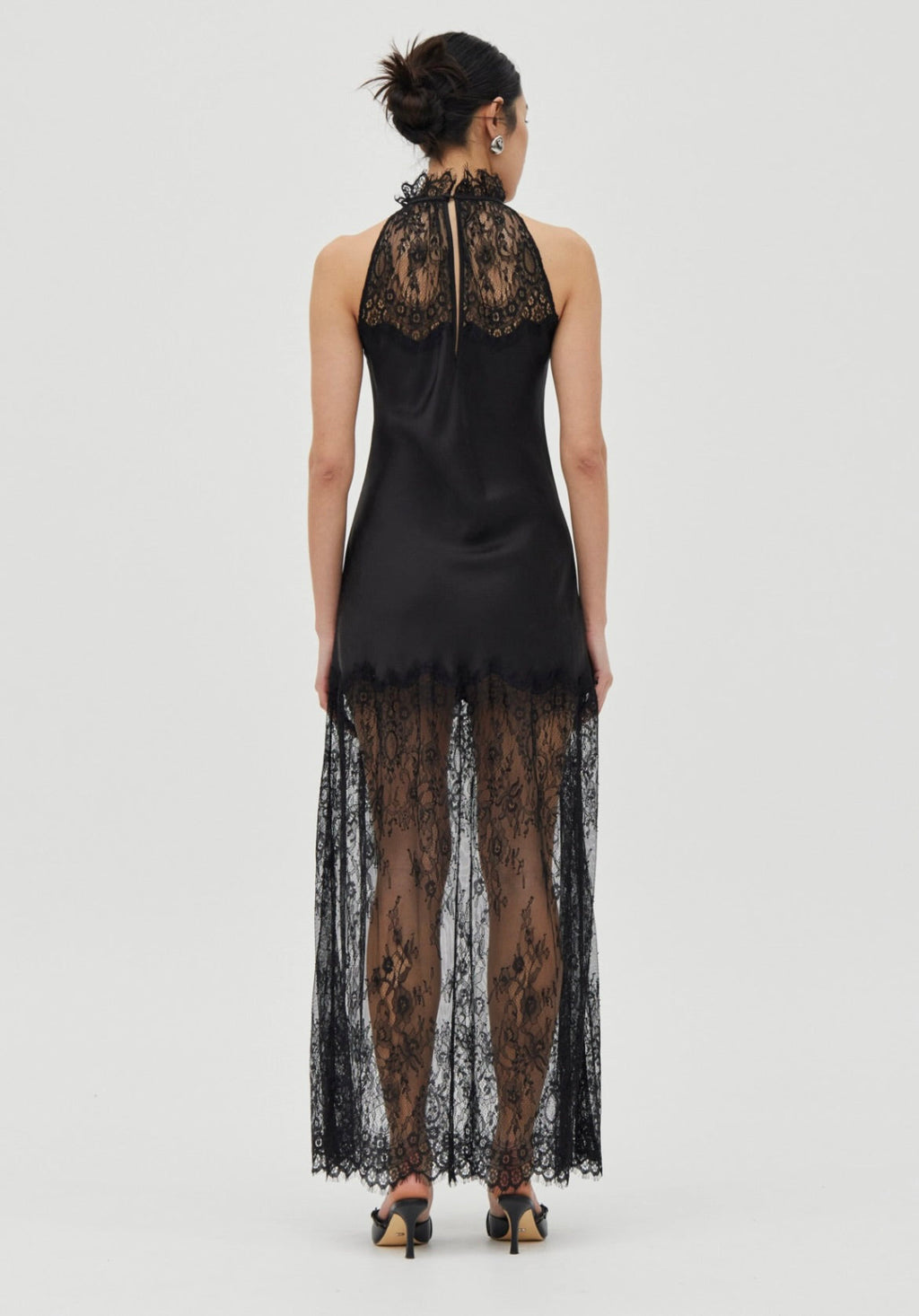 Smoke Bias Lace Maxi