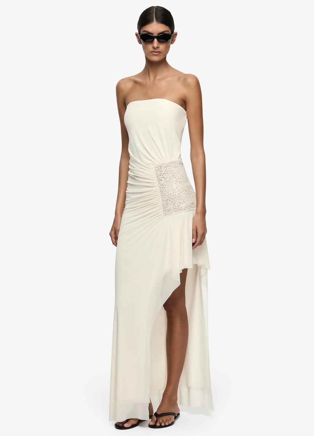 Buttercream Strapless Drape