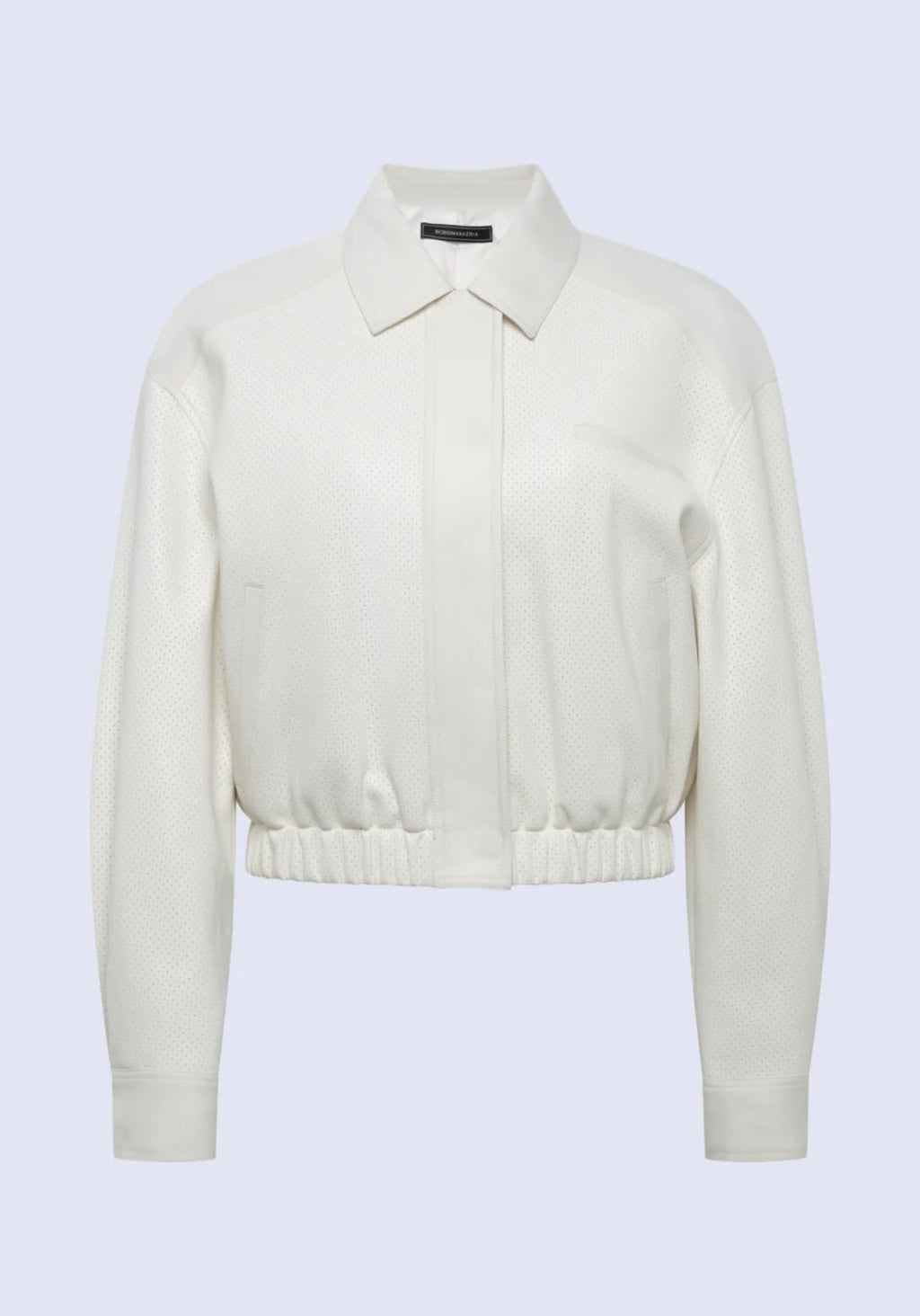 Elasticated Hem Classic Collar