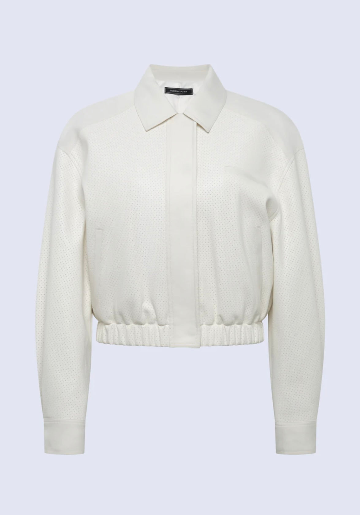Elasticated Hem Classic Collar