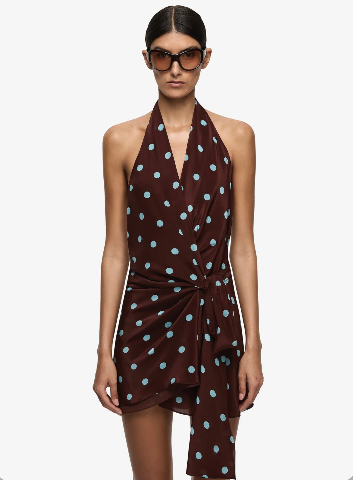 Polka Dot Halter Mini