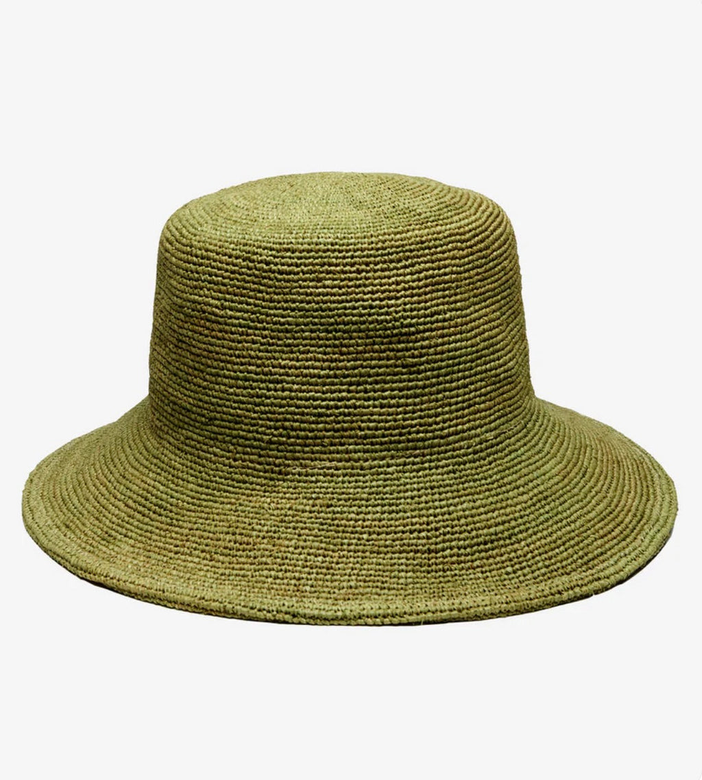 Natural Tone Commute & Travel-Ready Raffia Bucket Hat