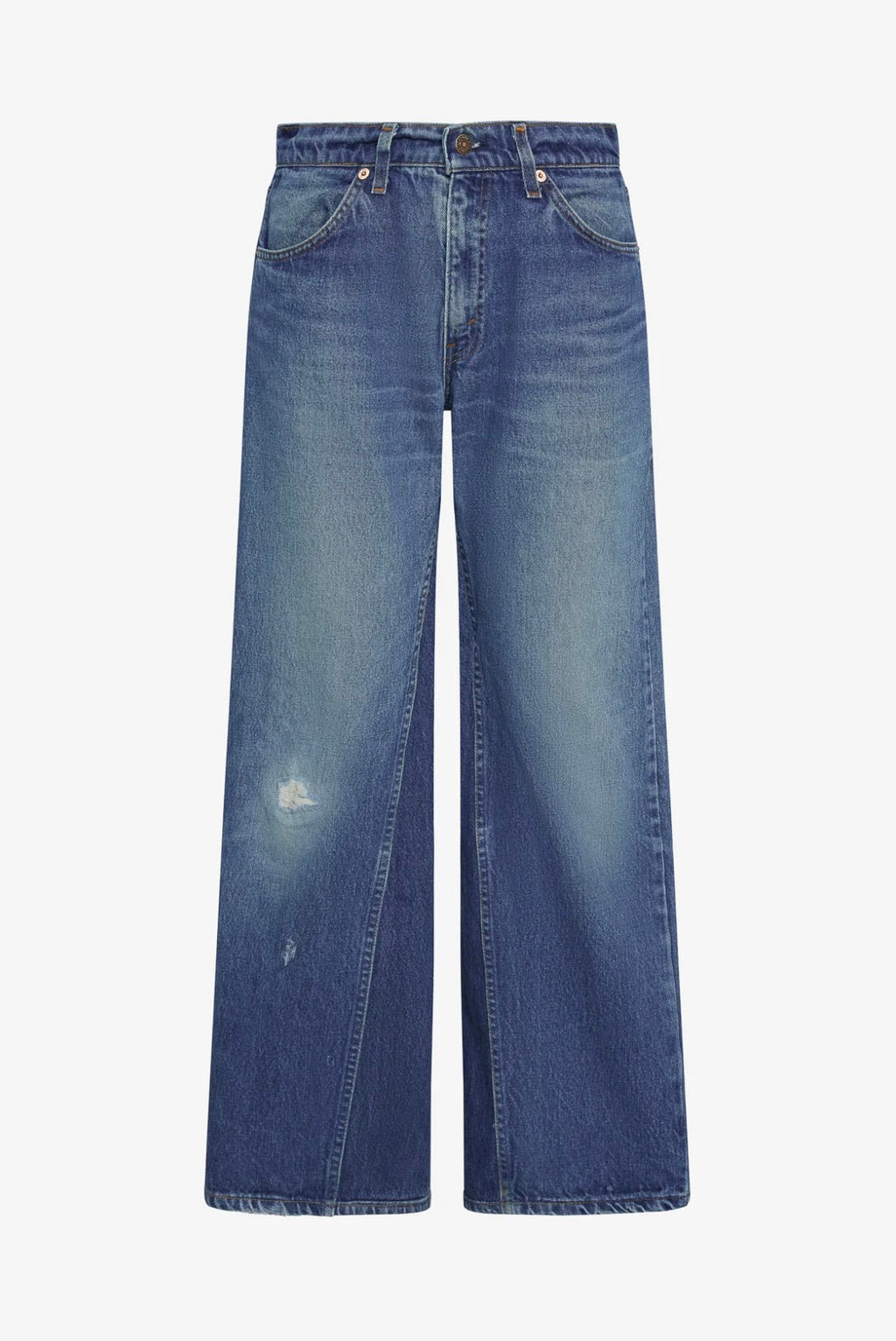 Medium Dark High-Rise Vintage Utility Jeans