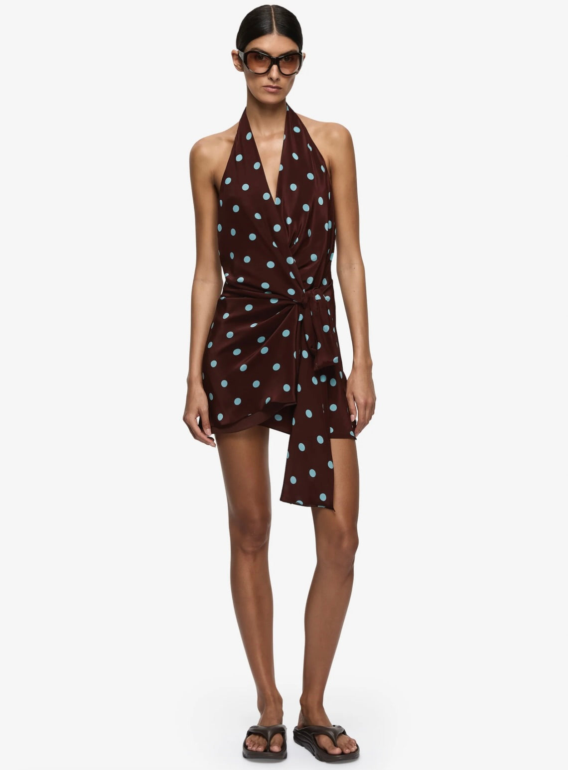 Polka Dot Halter Mini