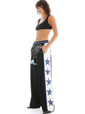 Soft-Touch Mesh Pull-On Low-Waist Athletic Pants