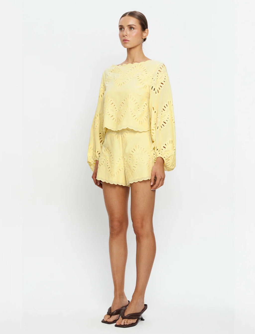 Butter Cotton Broderie Blouse