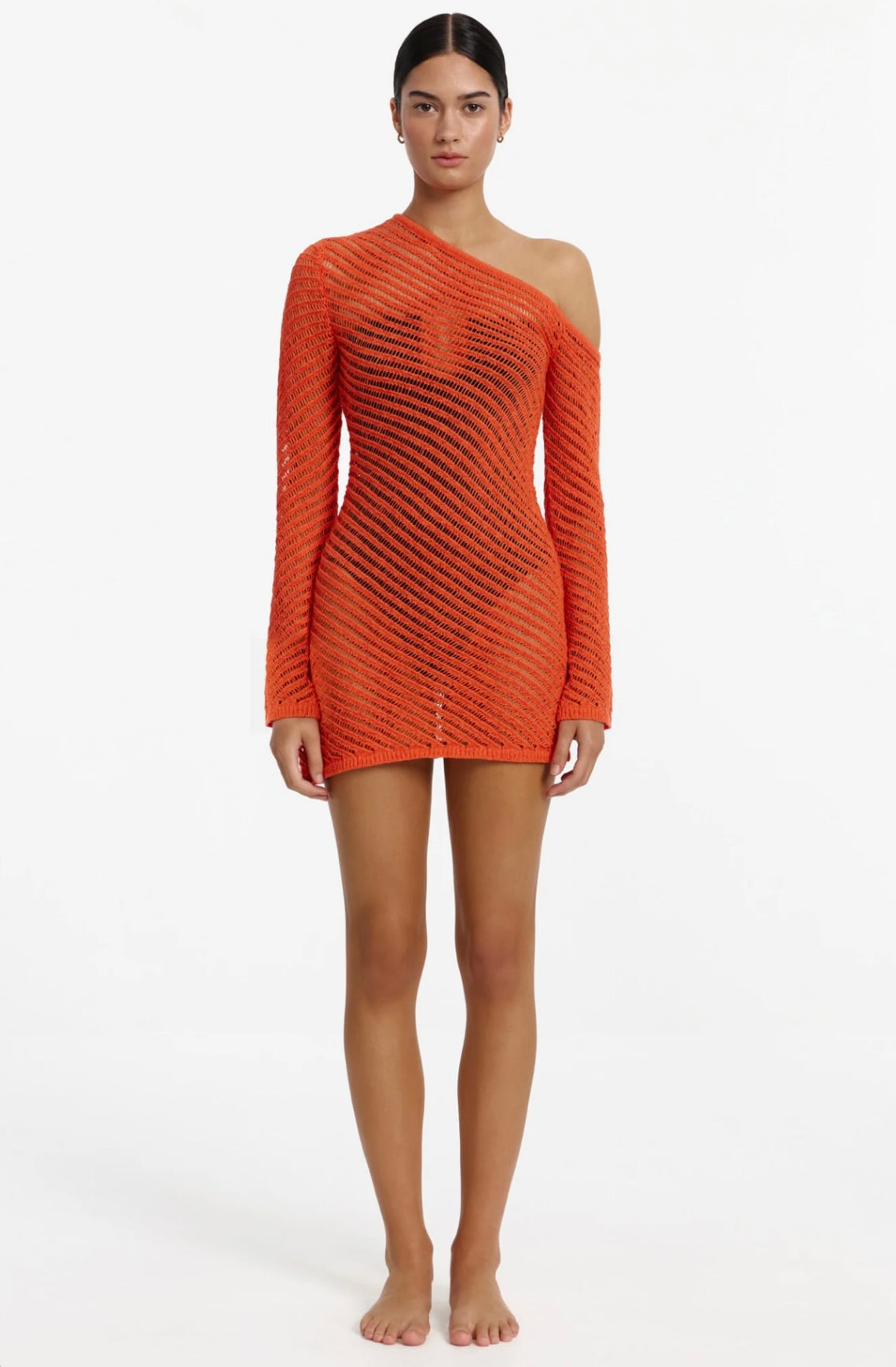 Pomegranate One-Shoulder Crochet