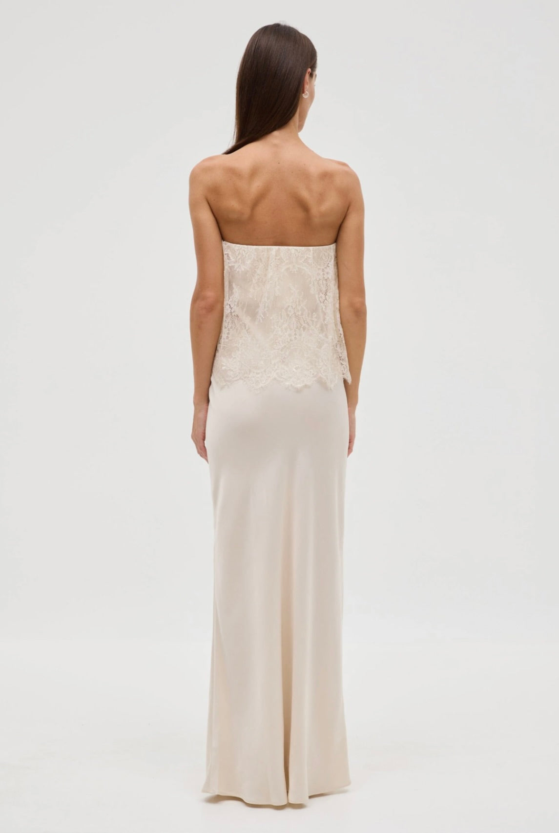 Buttercream Lace Strapless