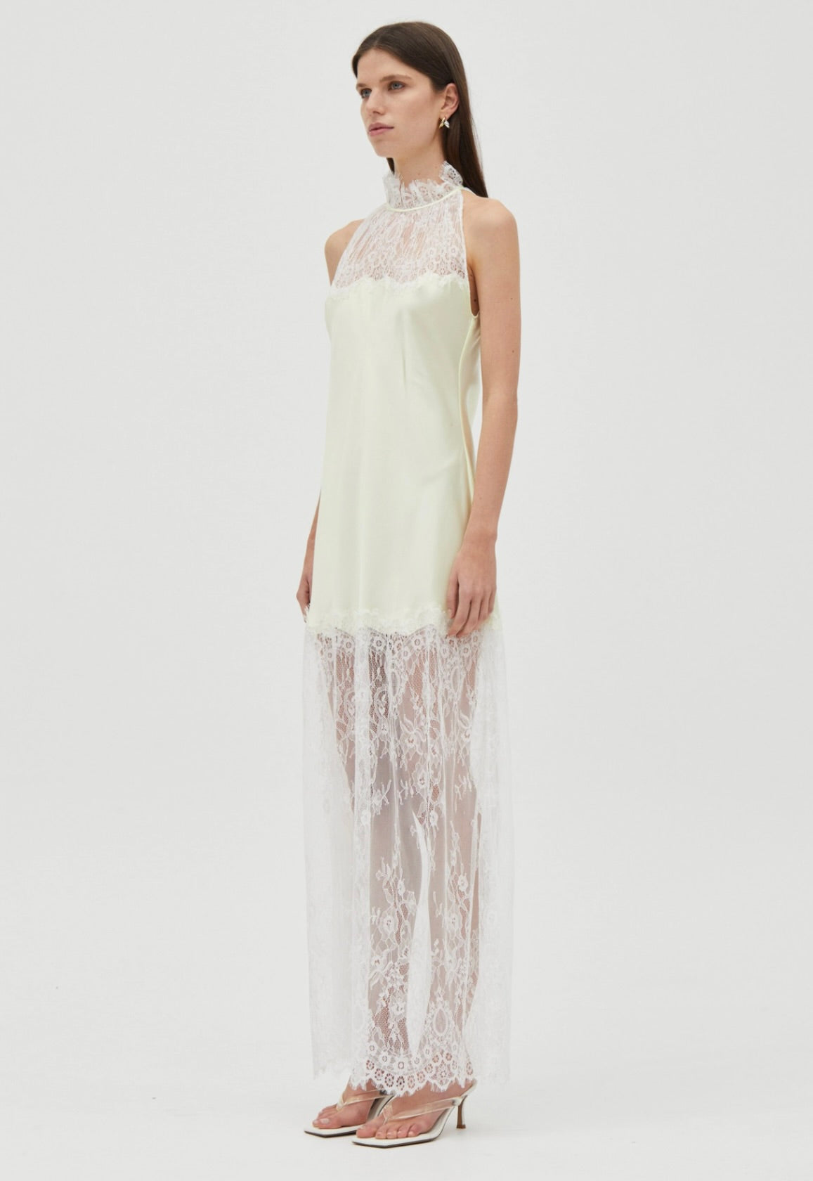 Lemonade Bias Lace Maxi