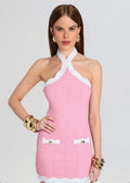 Metallic Flamingo Halter