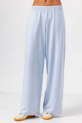 Skywash Mid-Rise Elastic Waist Trousers