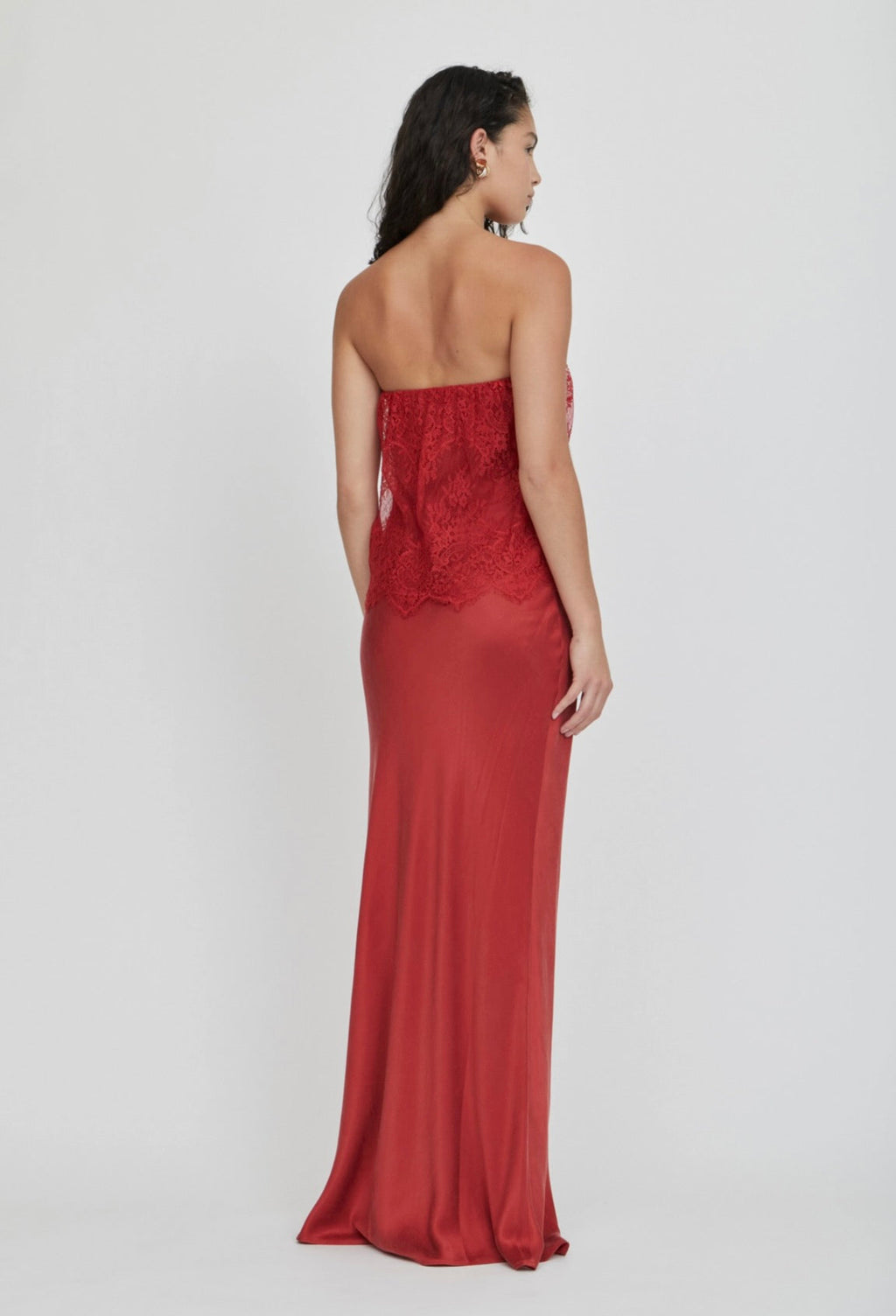 Crimson Bias Lace