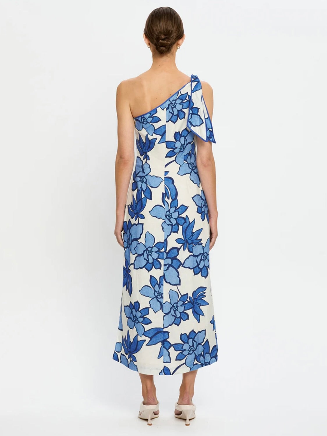 Tonal Blue Flared Column