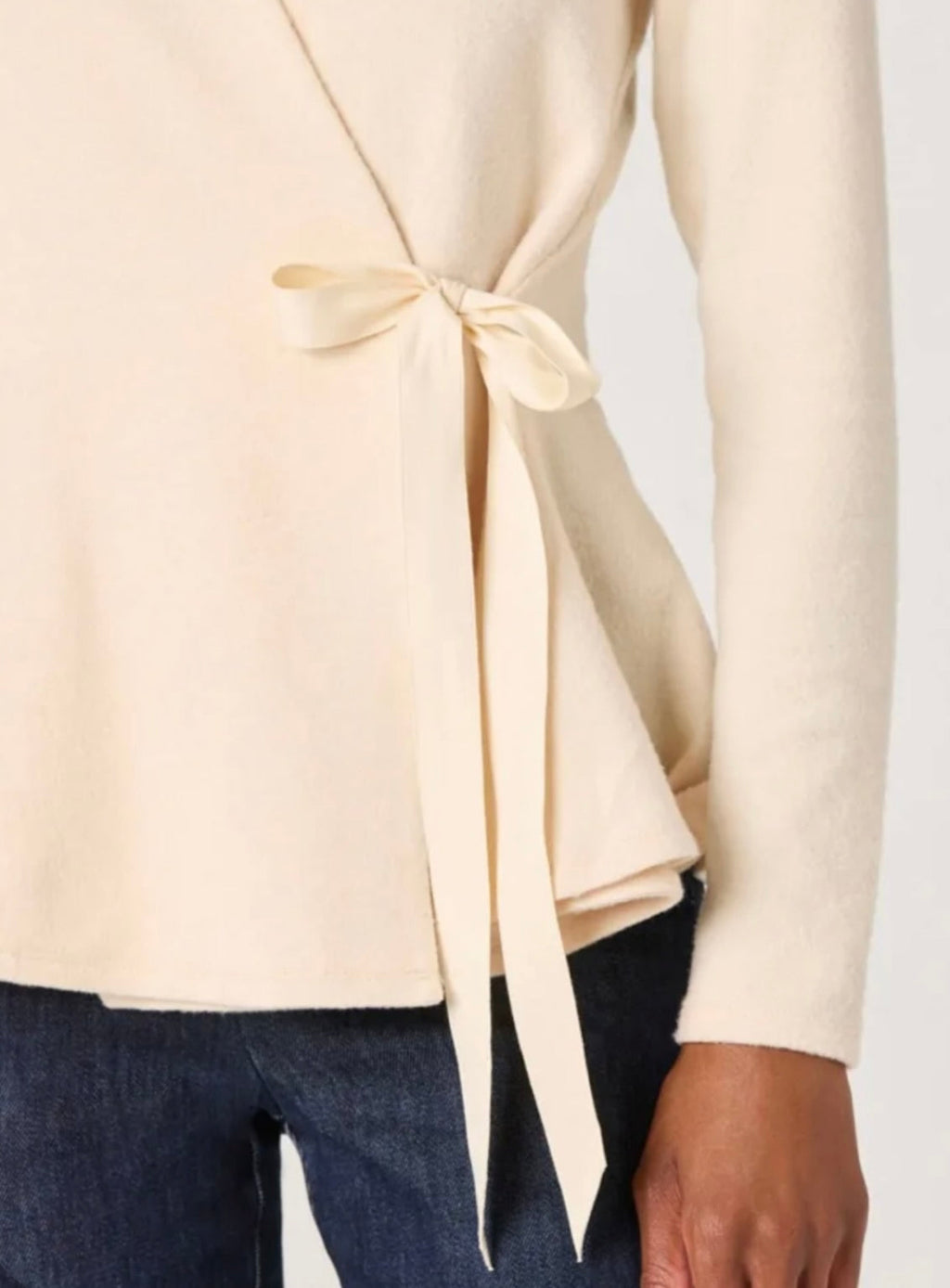 Vanilla Wrap Sweater