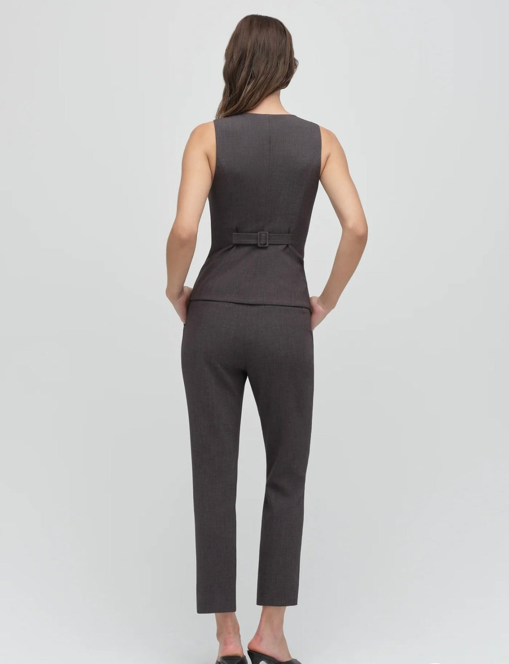 Office-to-Evening Grey Tailored Pant
