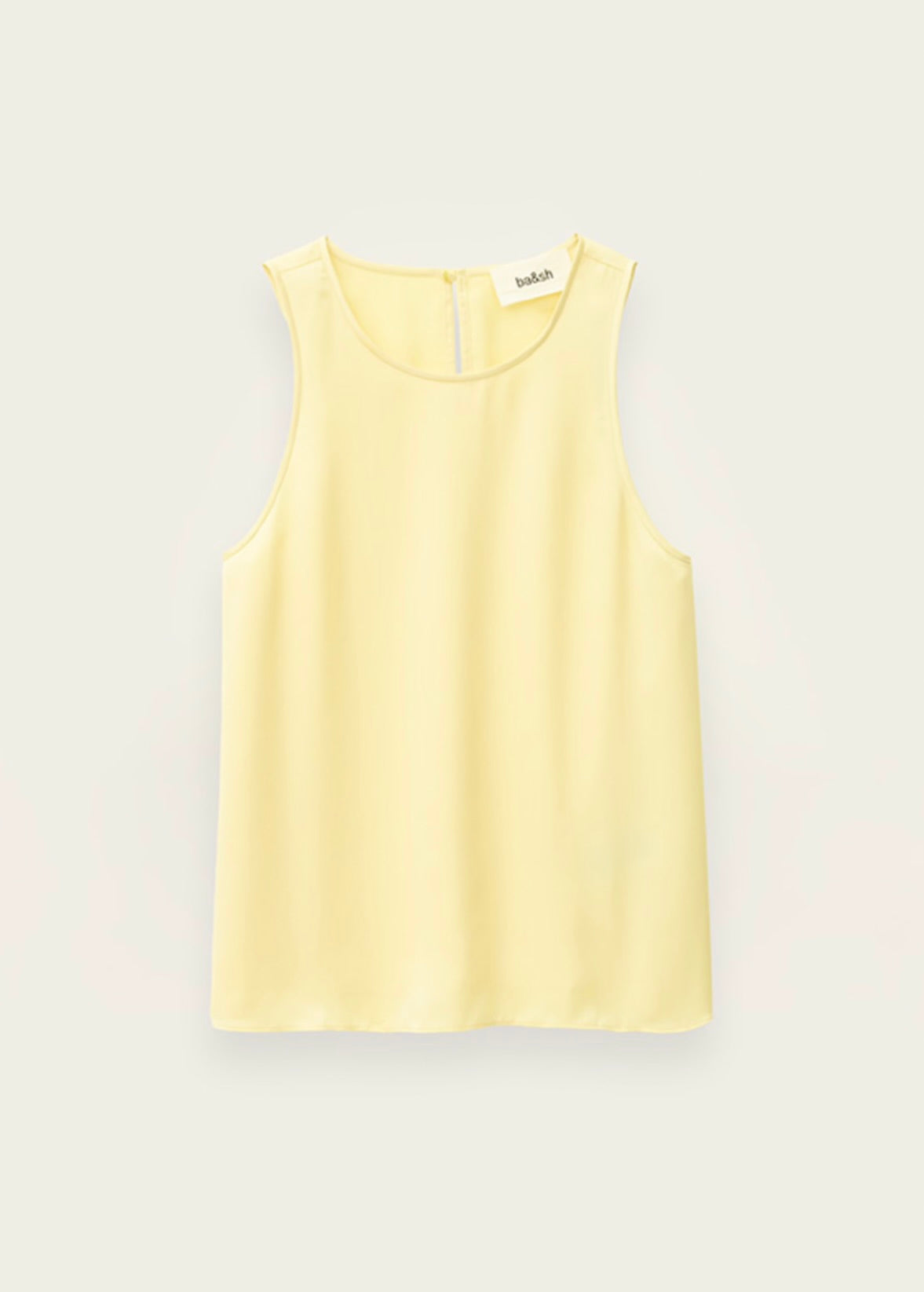 Minimalist Vanilla Sleeveless Tank