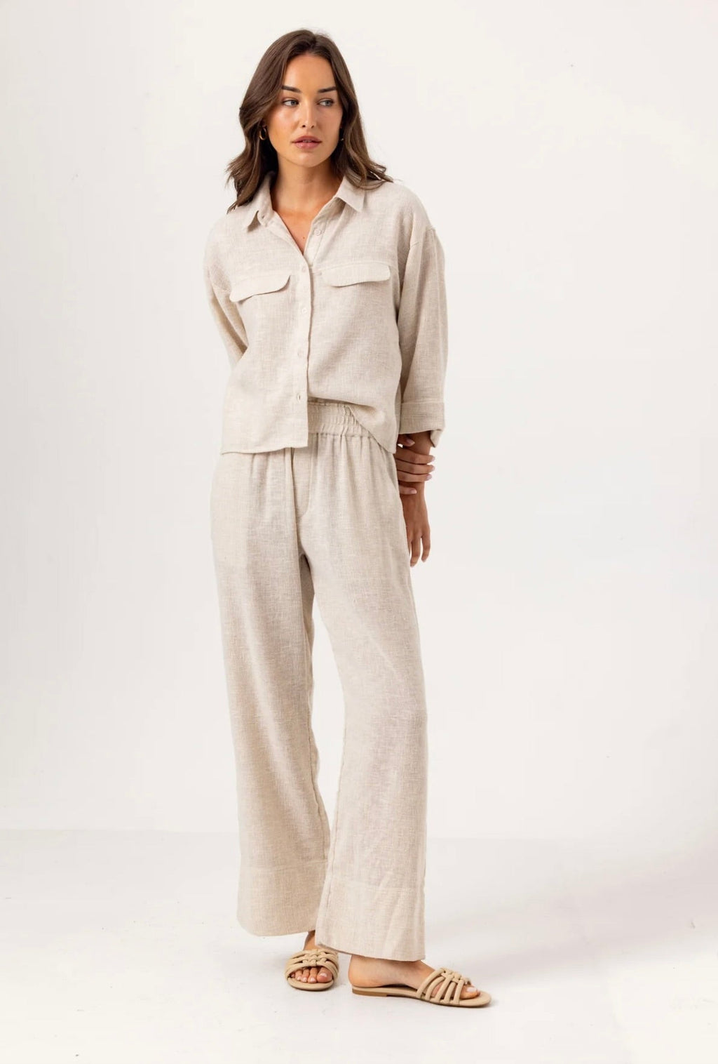 Moonbeam Cotton Straight Pant