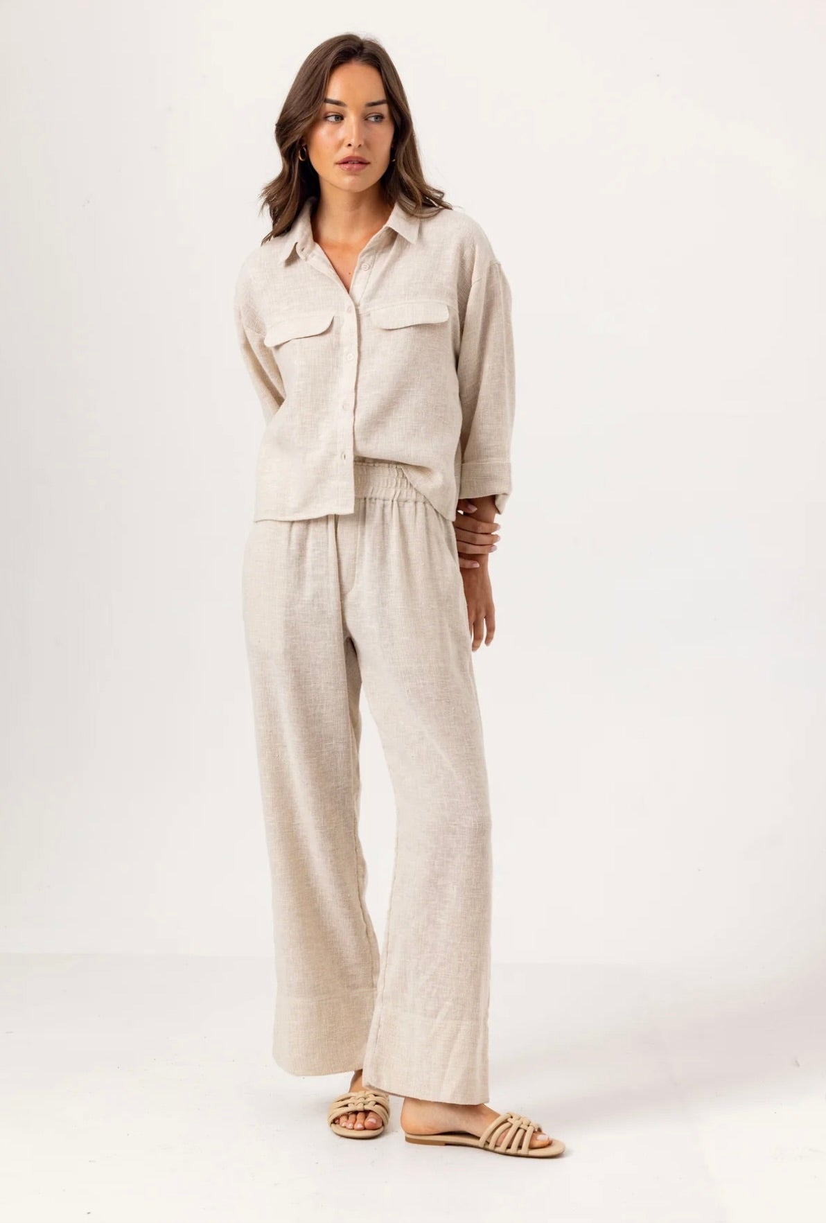 Moonbeam Cotton Straight Pant