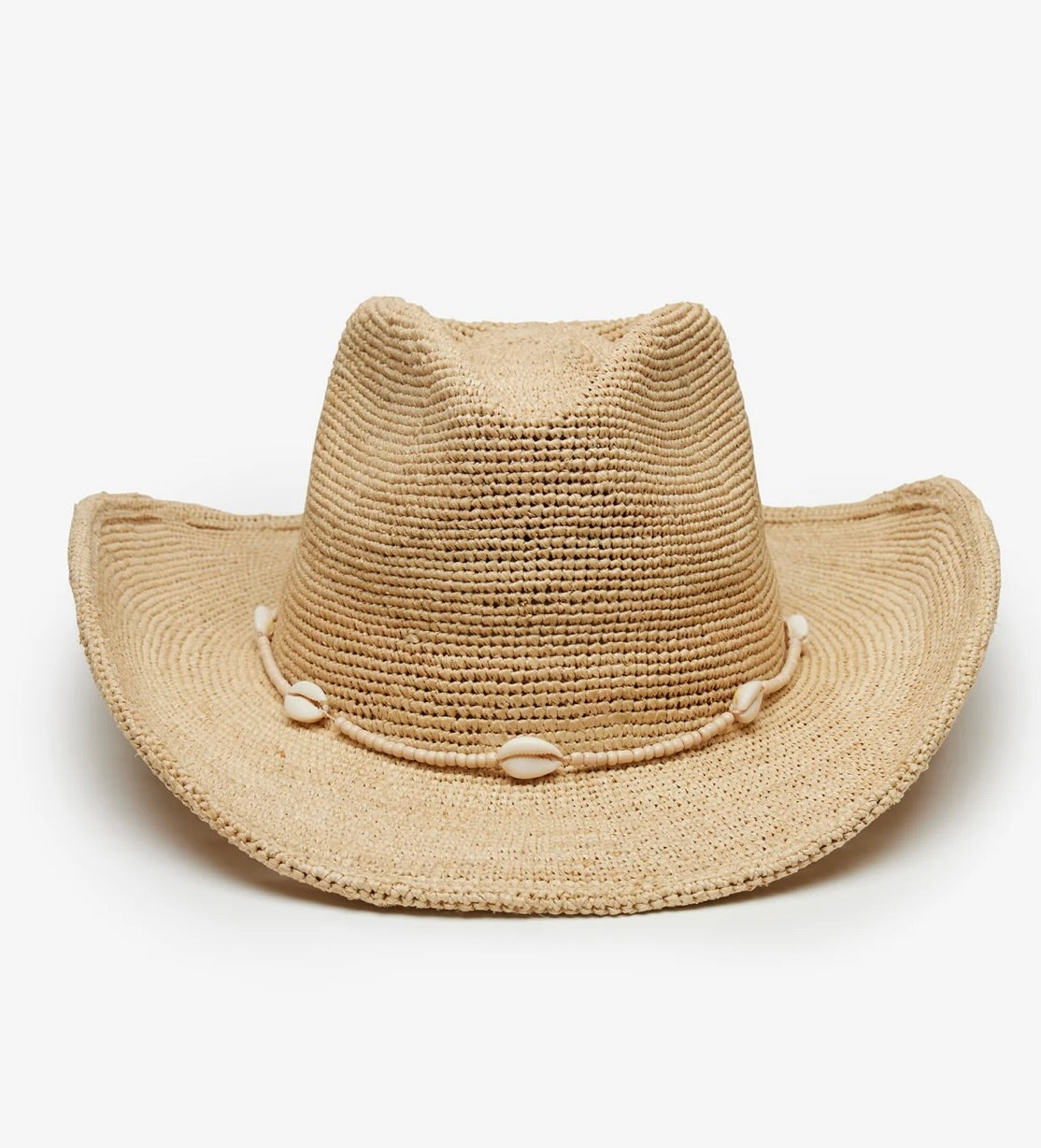 Lightweight Rebound-Form Raffia Crochet Sun Hat for Resort Wear
