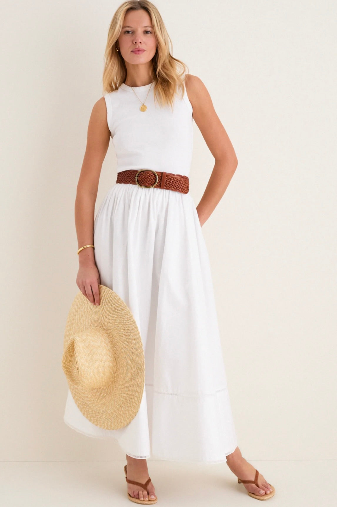 Velcro-Adjustable Wheat Straw Stampede Strap Sun Hat