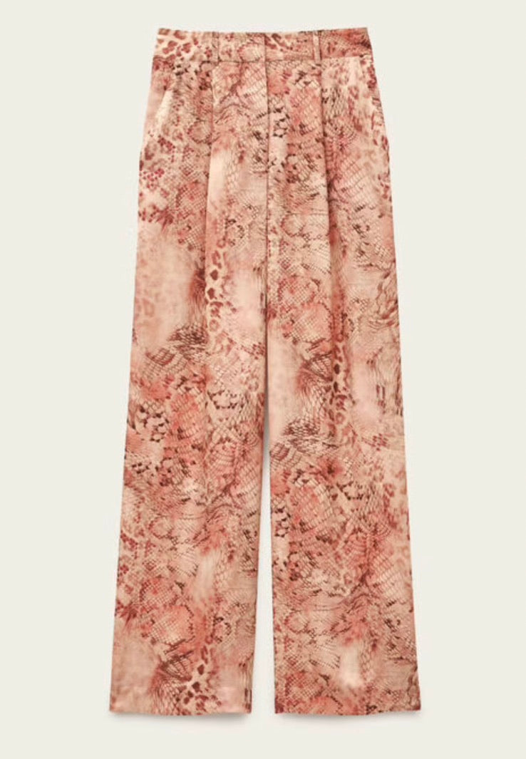 Rose Mid-Rise Hook & Zipper Trousers