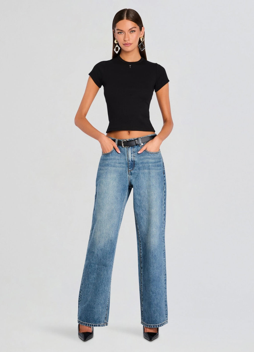 SER.O.YA Janie Everyday Elevated Wide-Leg Jeans