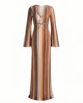 Deep Cutout Long Dress