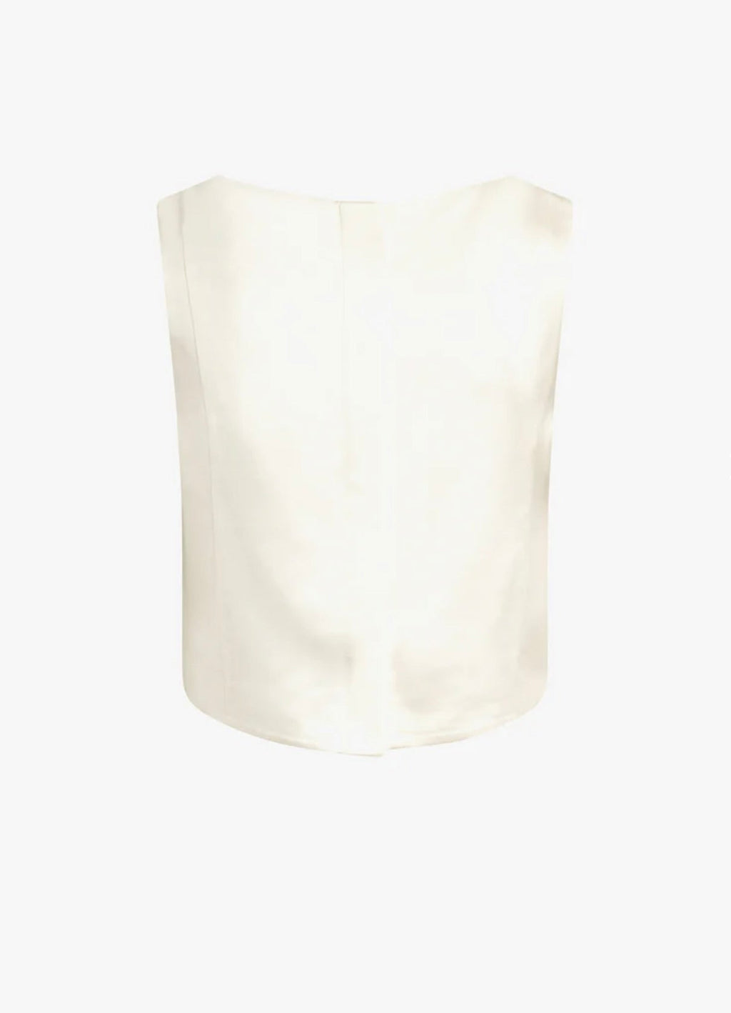 ‌Ivory Boat Neck Top
