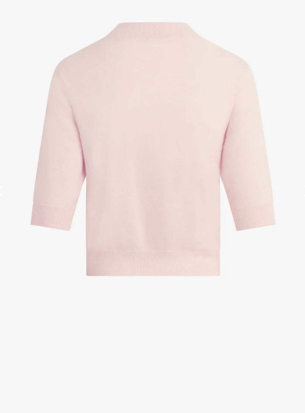 ‌Pale Pink Ribbed Pullover