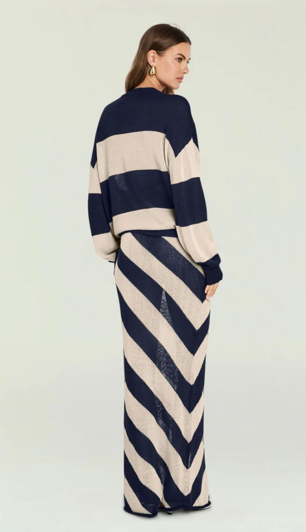 Eggshell Linen Blend Pullover