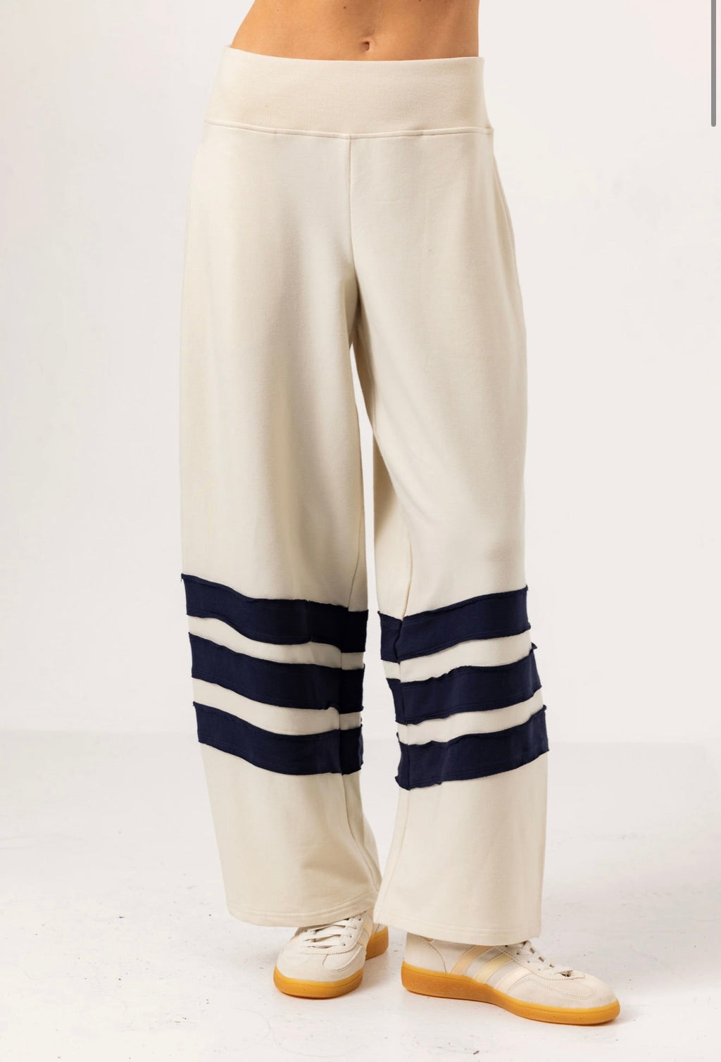 Birch Rugby Stripe Pull-On Top with Elastic Waist