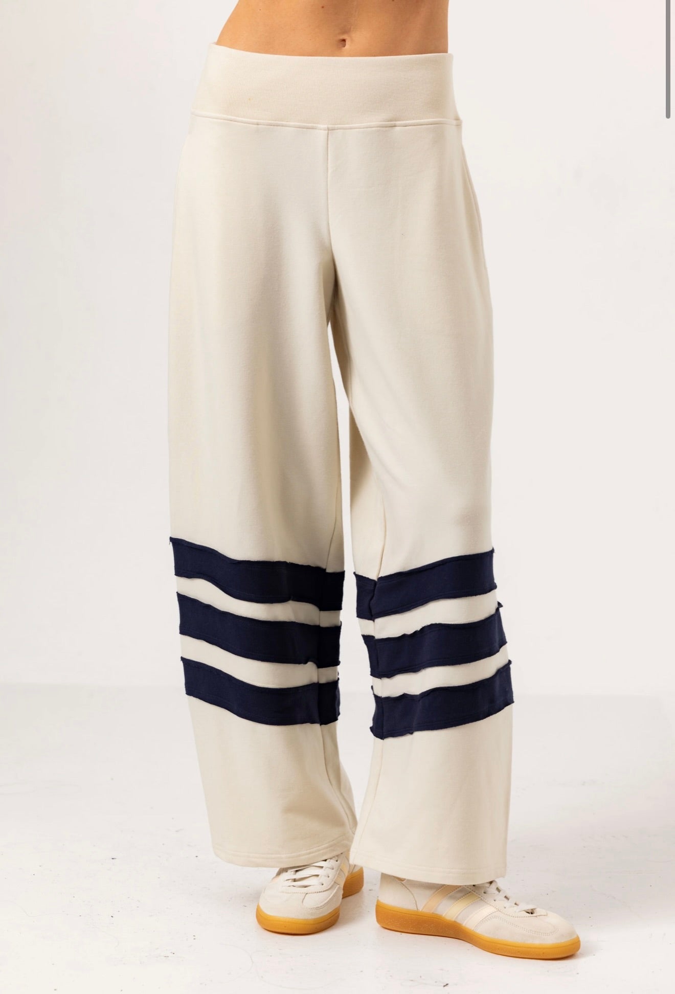 Birch Rugby Stripe Pull-On Top with Elastic Waist